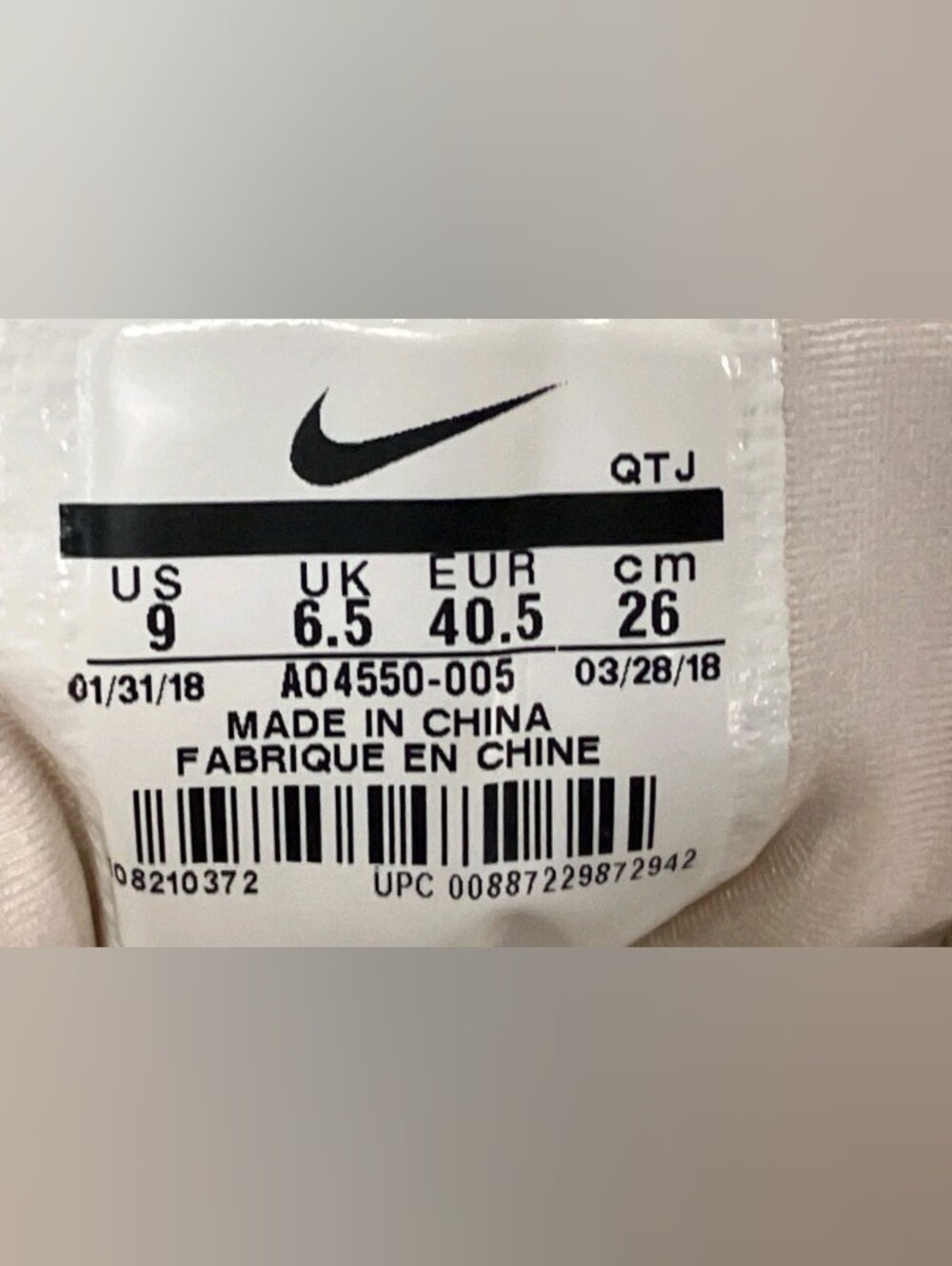NIKE (AO4550-005) Air VaporMax Plus 'Creamsicle' - Women's Size 9 - Picture 16 of 16